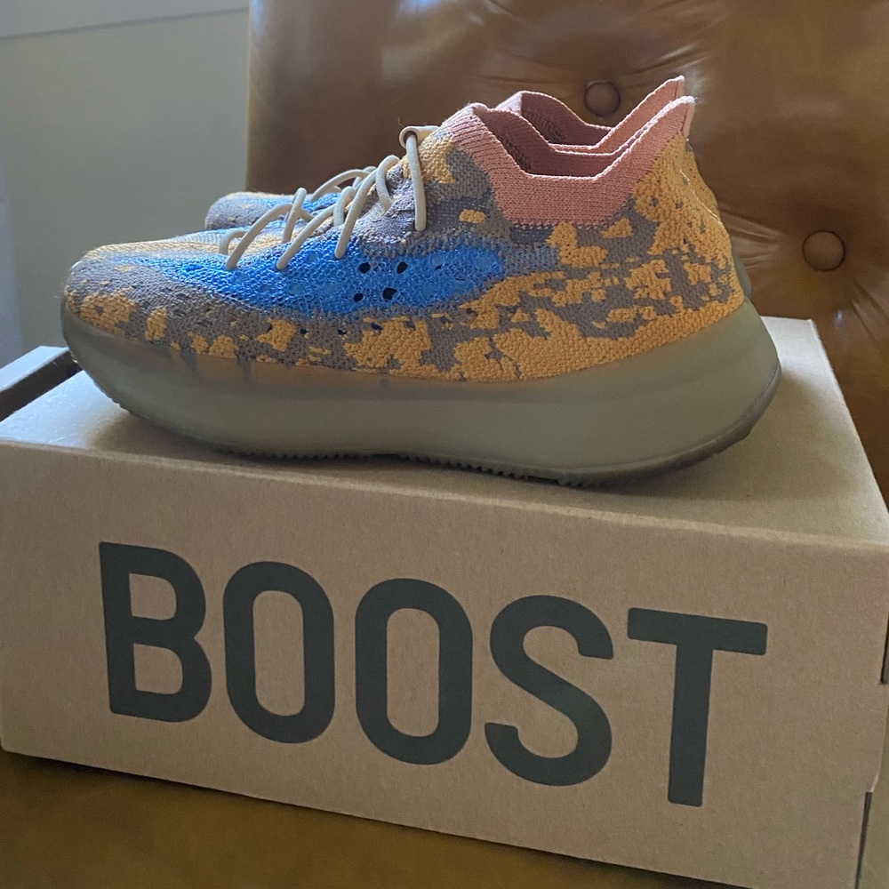 Yeezy Boost 380 Kids “Blue Oat”